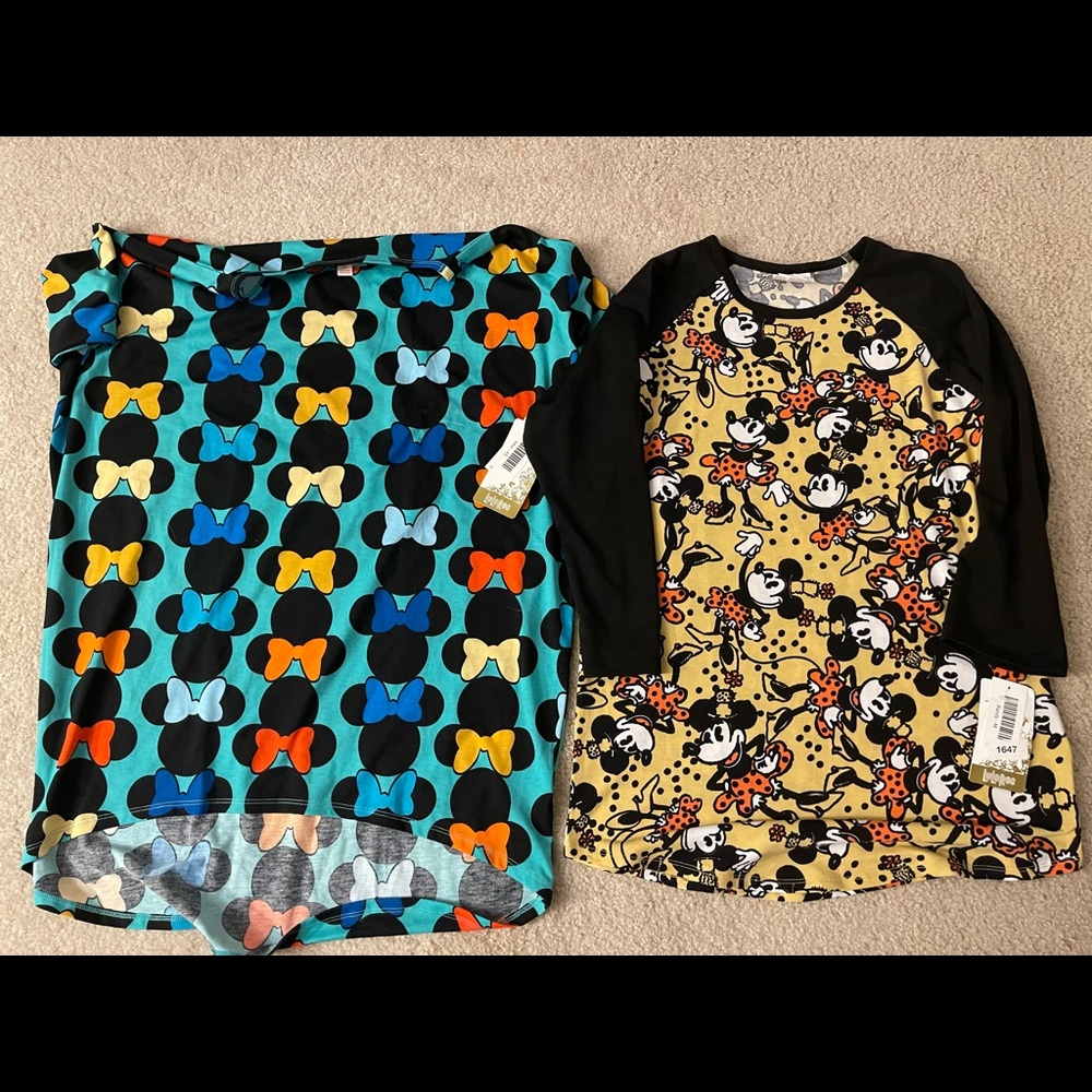 Lularoe Disney shirts